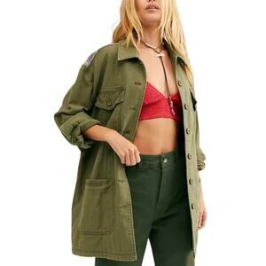 Free People Spruce Military Jacket Size XS -NWOT